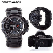 Men’s Tactical Waterproof Watch – Shockproof Outdoor Military Style