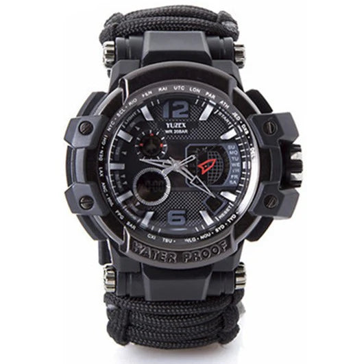 Men’s Tactical Waterproof Watch – Shockproof Outdoor Military Style