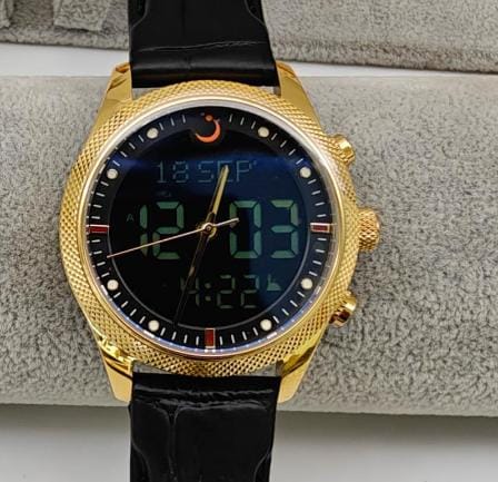 Men’s Racing Style Black Watch | Sporty Wrist Watch with Neon Green Dial | Stylish Analog Watch for Men | Gift for Him