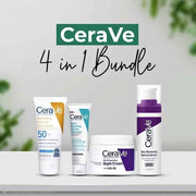 CeraVe 4 in 1 Skincare Set – Acne, Hydration & Night Repair Kit