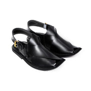 Handmade Black T Shape Charsadda Chappal – 092142