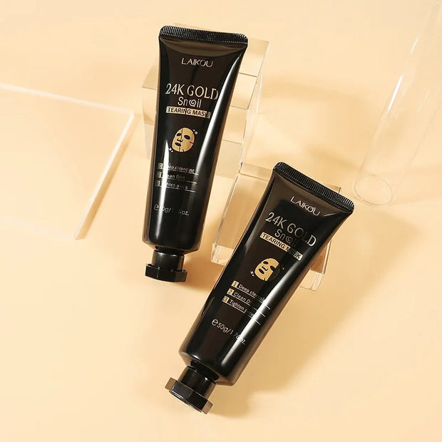 LAIKOU 24K Gold Sakura Peeling Face Mask Anti