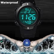 Men Sport LED Watches Top Brand Men Digital Clock Multi-Functional