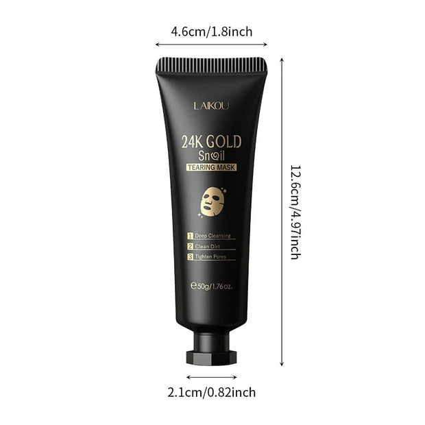 LAIKOU 24K Gold Sakura Peeling Face Mask Anti