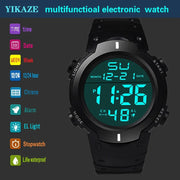 Men Sport LED Watches Top Brand Men Digital Clock Multi-Functional