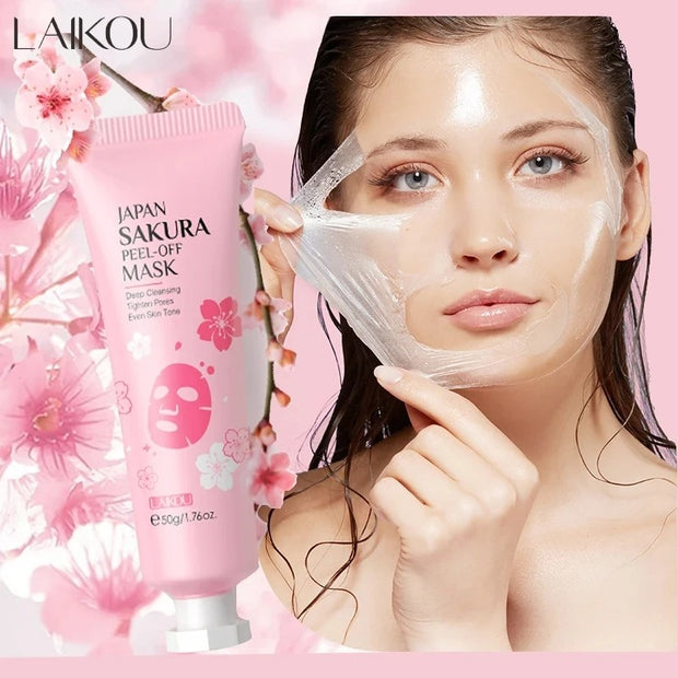 LAIKOU 24K Gold Sakura Peeling Face Mask Anti