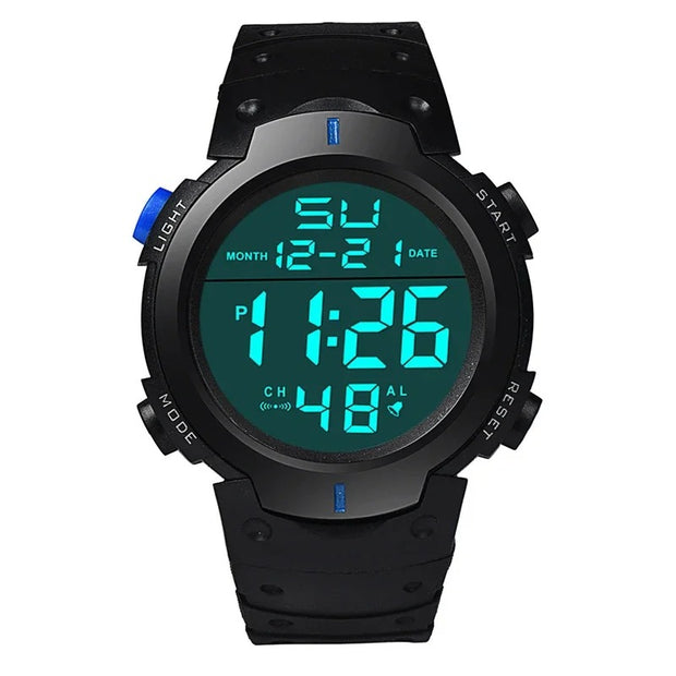 Men Sport LED Watches Top Brand Men Digital Clock Multi-Functional