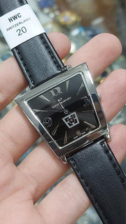 HWC Switzerland Luxury Square Black Dial Men’s Watch