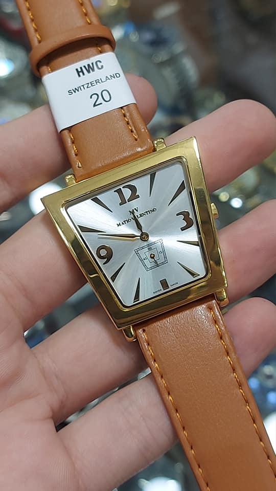 HWC Switzerland Luxury Square Black Dial Men’s Watch