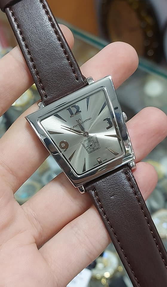 HWC Switzerland Luxury Square Black Dial Men’s Watch