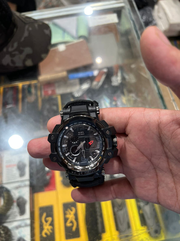 Men’s Tactical Waterproof Watch – Shockproof Outdoor Military Style
